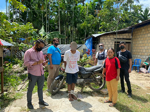 spesial curian motor berinisial RA, ditangkap Aparat Polsek Jayapura Utara.