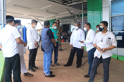 Kapolda Papua tinjau pasokan oksigen, di Rumah Sakit Dok Dua Jayapura.