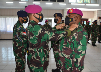Dispenal X, suasana serahterima jabatan Lanal Biak di Mako, Lantamal 10 Jayapura.  