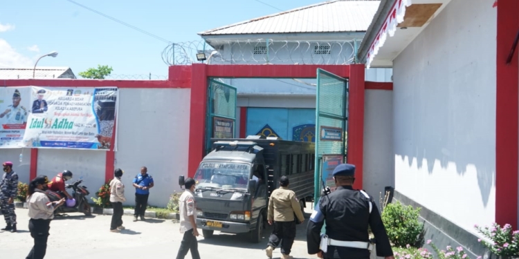 Operasi Yustisi Satgas Covid 19, di PTC dihadiri Walikota Jayapura.