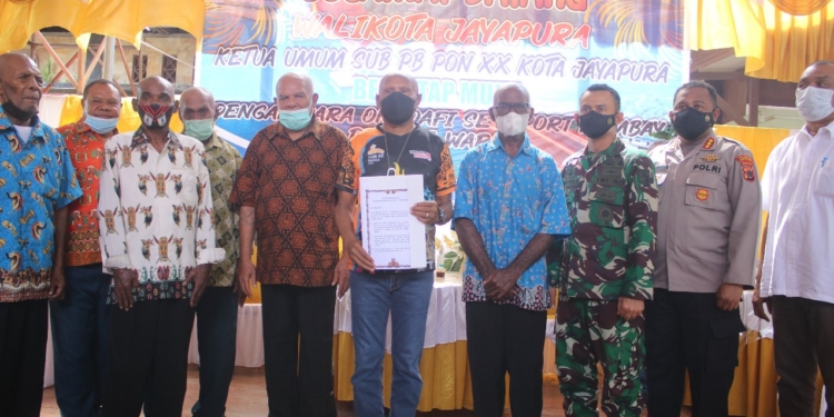 Para Ondoafi Nyatakan Sikap Mendukung Perhelatan PON ke-XX  di Klaster Kota Jayapura