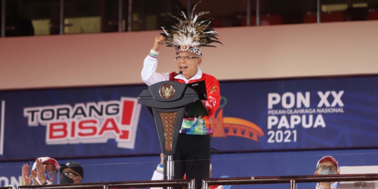 Selesai, Wapres: PON XX Sempurna, Papua Sa Cinta Ko