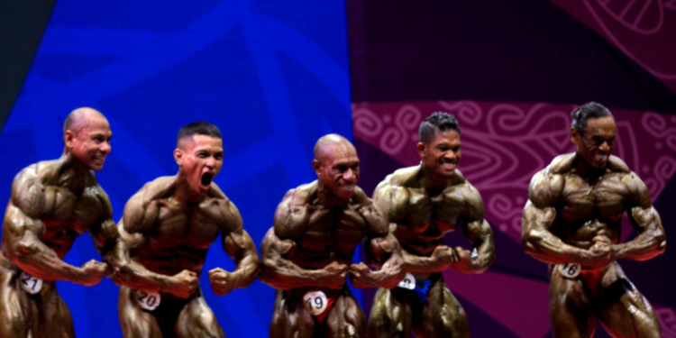 Sabet 3 Medali Emas, Papua Juara Umum Binaraga