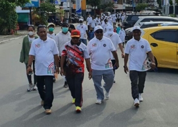Hari AIDS Se-Dunia, KPA Provinsi Papua Gelar Jalan Sehat