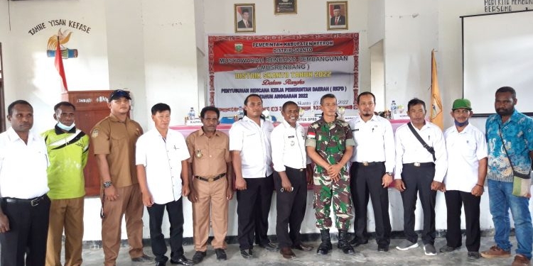 Kadistrik Skanto Pimpin Kegiatan Musrembang