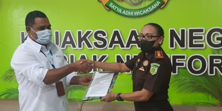Kajari Biak Resmi Wakili PT. Pelindo Tangani Kasus Gugatan