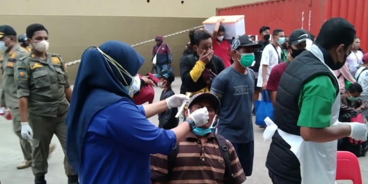 59 dari 742 Penumpang KM.Gunung Dempo Dinyatakan Reaktif Setelah Rapid Antigen