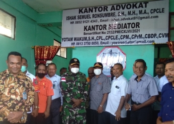 Kantor Advokat dan Mediator Pertama untuk Papua Resmi Beroperasi di Biak