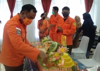 Basarnas Biak Gelar Upacara Peringati HUT Basarnas Ke-50