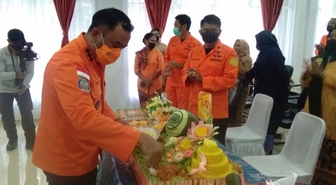 Basarnas Biak Gelar Upacara Peringati HUT Basarnas Ke-50