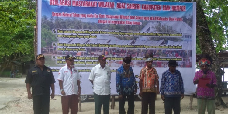 LMA dan KKB Biak Numfor Dukung DOB