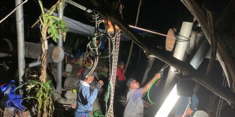 Sempat Terhambat Medan Terjal, Pipa PDAM Jalur Kojabu Kembali Normal