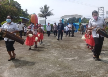 Wakil Walikota Kunjungi TK Tutwuri Handayani Pantau Fasilitas Prokes