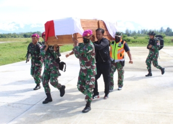 2 Prajurit Marinir Meninggal Dunia Akibat Serangan KKB