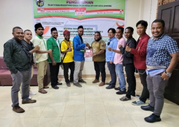 Fileph Ireeuw Resmi Daftar Bakal Calon Ketua KNPI Kota Jayapura
