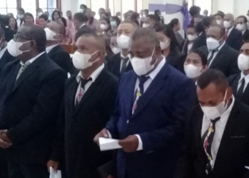 97 Majelis Jemaat GKI Eden Tanjung Ria Dilantik Oleh Klasis GKI Port Numbay