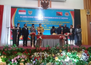 Kota Jayapura Jalin Kerjasama Sister City dengan PNG