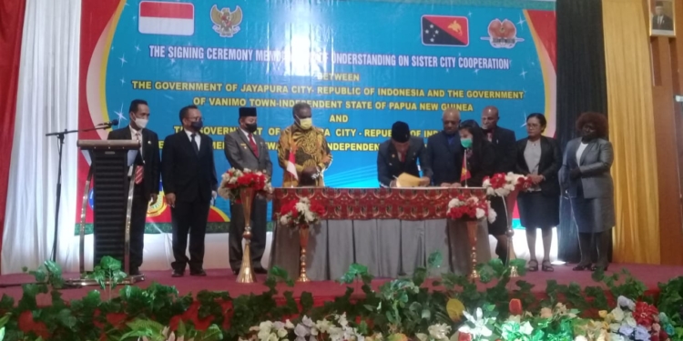 Kota Jayapura Jalin Kerjasama Sister City dengan PNG