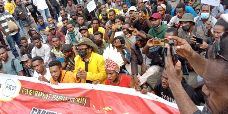 Demo PRP Minta Tiga DOB di Papua dan Otsus Jilid II Dicabut