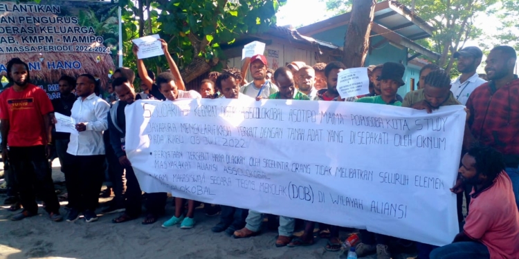 Mahasiswa dan Masyarakat Tolak Molama jadi Ibukota Provinsi Pegunungan Tengah