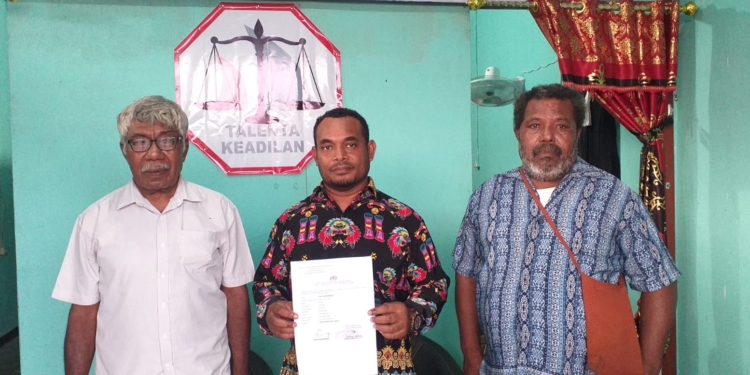 Diduga Tanah Ulayatnya Diserobot, Toni Rumansara dan Aleks Koibur Lapor Polisi