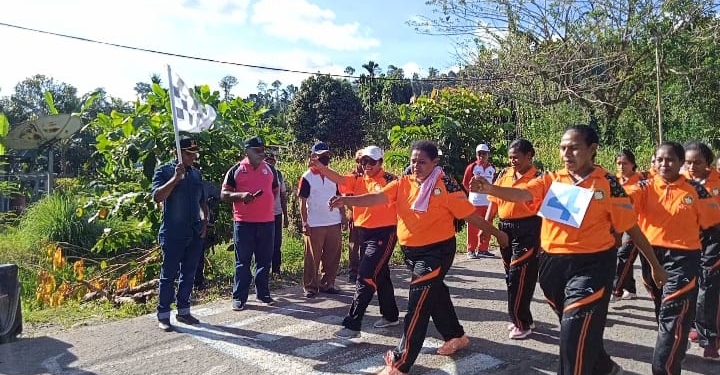 22 Regu Ramaikan Lombah Gerak Jalan Indah