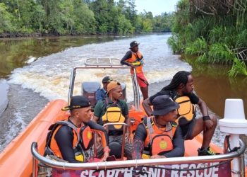 Pencarian Korban Pembunuhan Warga Nduga di Timika, Basarnas Telusuri Sungai di Kampung Pigapu