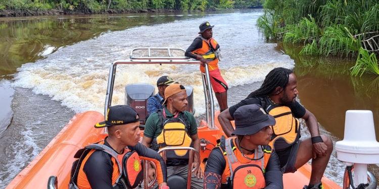 Pencarian Korban Pembunuhan Warga Nduga di Timika, Basarnas Telusuri Sungai di Kampung Pigapu