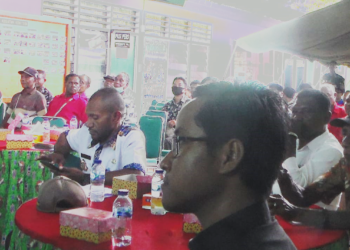 Tanamkan Wawasan Kebangsaan kepada Pemuda Biak, Kodim 1708/BN Gelar Komsos