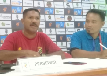 Persipal Tahan Imbang 1-1, Pelatih Persewar Waropen Bersyukur kepada Tuhan