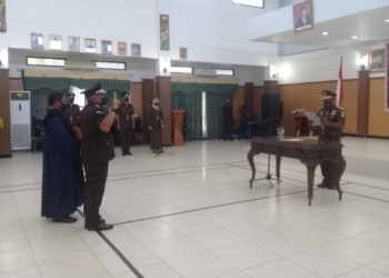 Kajati Papua Lantik Asisten Pidana Militer Dilingkungan Kejaksaan Tinggi Papua