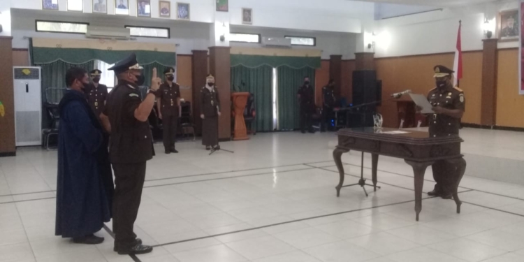 Kajati Papua Lantik Asisten Pidana Militer Dilingkungan Kejaksaan Tinggi Papua
