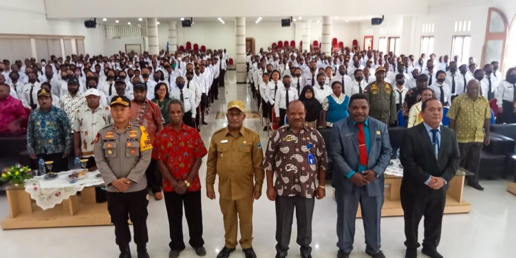 447 CPNS Yalimo Formasi 2018, Golongan II dan III Ikuti Latihan Dasar di Wamena