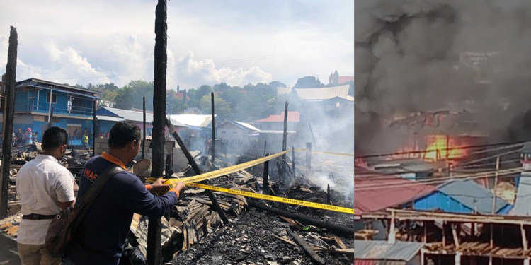 Si Jago Merah “Ngamuk” Dikawasan Padat Penduduk, 14 Unit Rumah Ludes