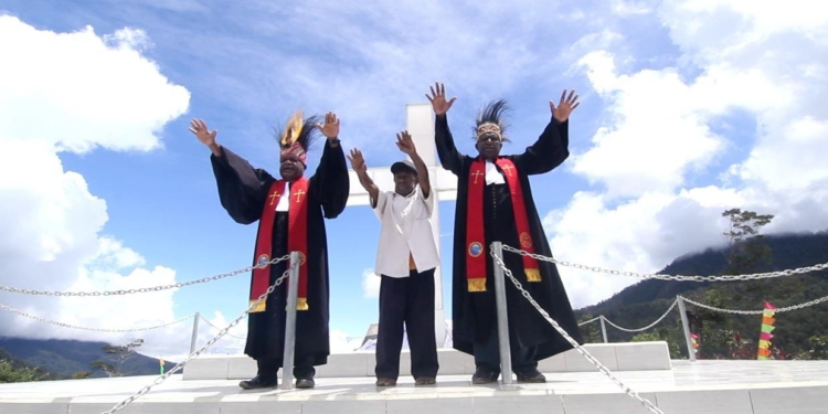 Jemaat Gereja GKI Klasis Yalimo Elelim Peringati Yubelium 50 Tahun Emas Injil Masuk Dilembah Werenggikma