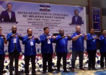 Raup 14 Suara DPAC, Dominggus Rumaropen Nakodai DPC Demokrat Biak Numfor