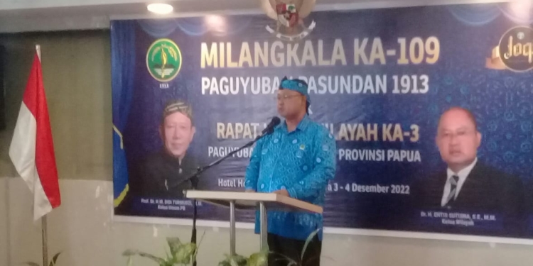 Paguyuban Pasundan Wilayah Papua Beri Santunan bagi Korban Cianjur Jabar