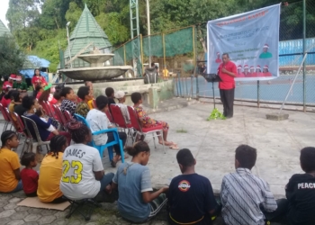 Keluarga Besar Bapenda Kota Rayakan Natal Bersama Anak Jantung Kota Jayapura