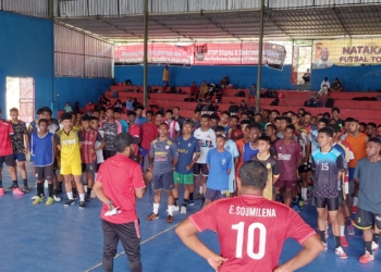AFP Papua  Gelar Seleksi Pemain Futsal Menuju PON XXI 2024 Aceh – Sumut