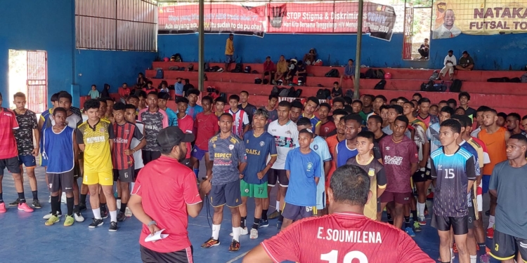 AFP Papua  Gelar Seleksi Pemain Futsal Menuju PON XXI 2024 Aceh – Sumut