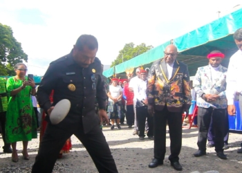 Diawali Peletakan Batu Pertama, Kantor Klasis GKI Baliem Yalimo Baru Dibangun