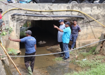 Getaran Gempa Bumi Kota Jayapura akibatkan Kebocoran Pipa Air Pdam Jayapura