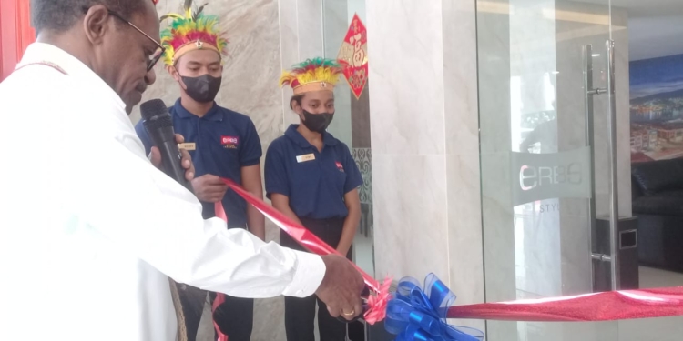 PJ Walikota Jayapura Resmikan Hotel Erbe Style Jayapura di Pasifik Permai Dok II