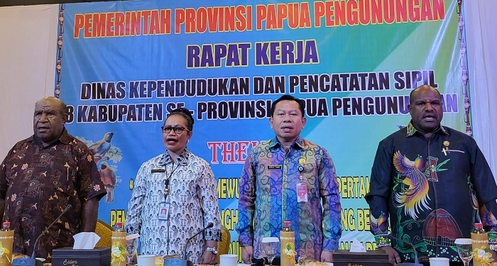 Dispendukcapil Papua Pegunungan Gelar Raker Bahas Target e-KTP