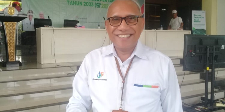 Kepala BPS Kota Jayapura, Jefry Yohanes Defretes.(FOTO ANDIKA PAMAN)