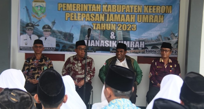 Lepas 37 Jamaah Umroh, Bupati Keerom Minta Umat Muslim Mendoakan