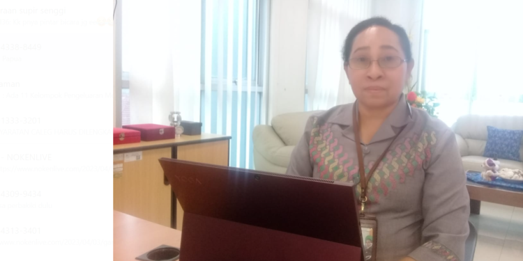Kepala Badan Pusat Statistik (BPS) Papua, Adriana Helena Caroline. (FOTO ANDIKA PAMAN)