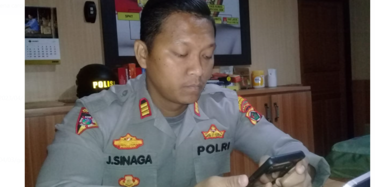 Kapolsek Jayapura Selatan, AKP Julkifli Sinaga, S,IK M.H.(FOTO ANDIKA PAMAN)