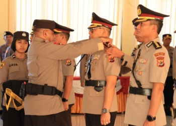 Kapolda Papua Pimpin Upacara Serah Terima Jabatan dan Pelantikan 4 Pejabat Utama Polda Papua
