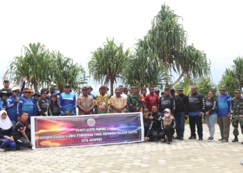 IKAPTK Kota Jayapura Gelar Bakti Karya Pamong di Kampung Skouw Sae